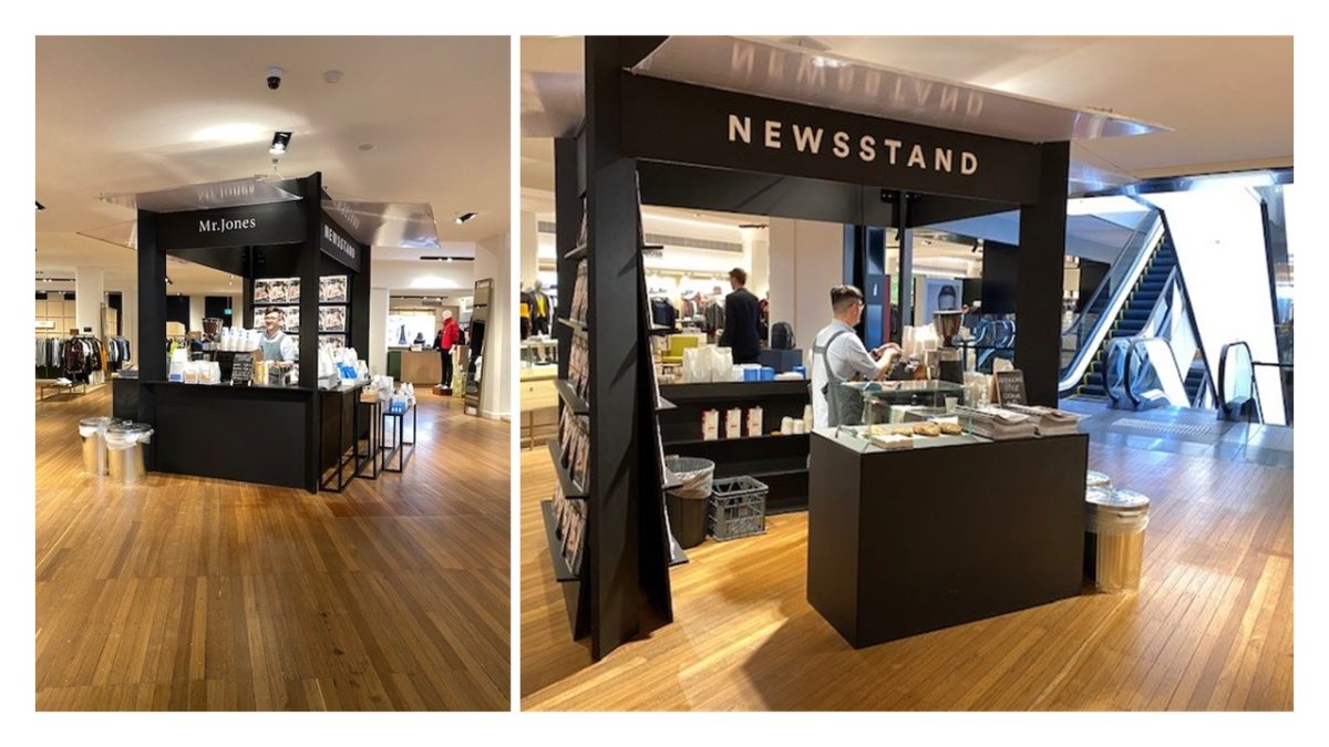 David Jones news stand