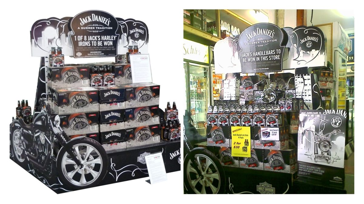 Jack Daniels display