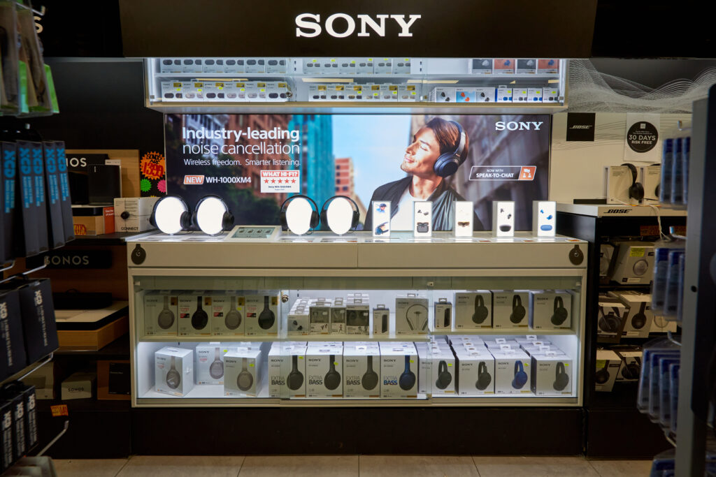 Sony boutique display