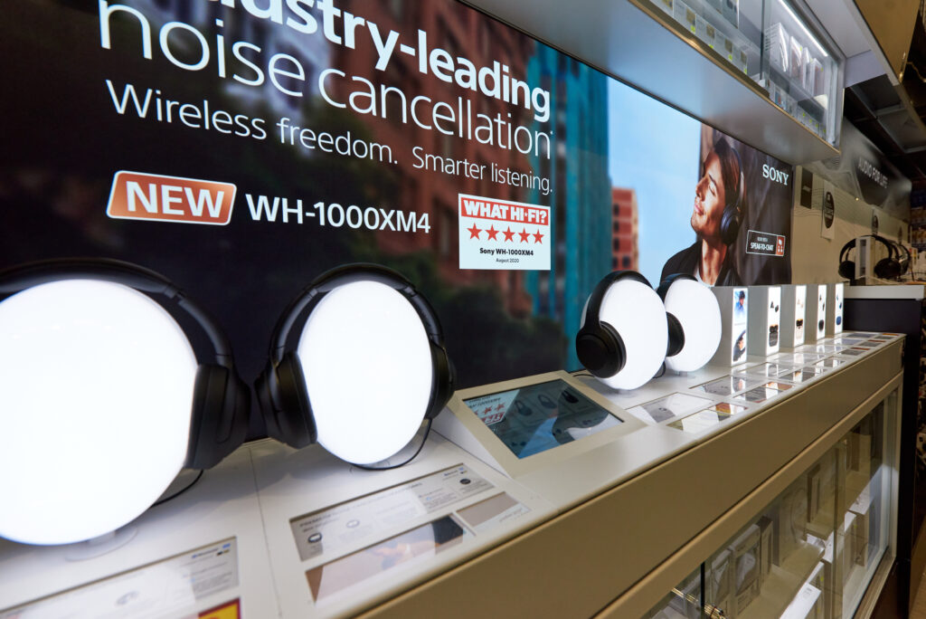 Sony boutique display