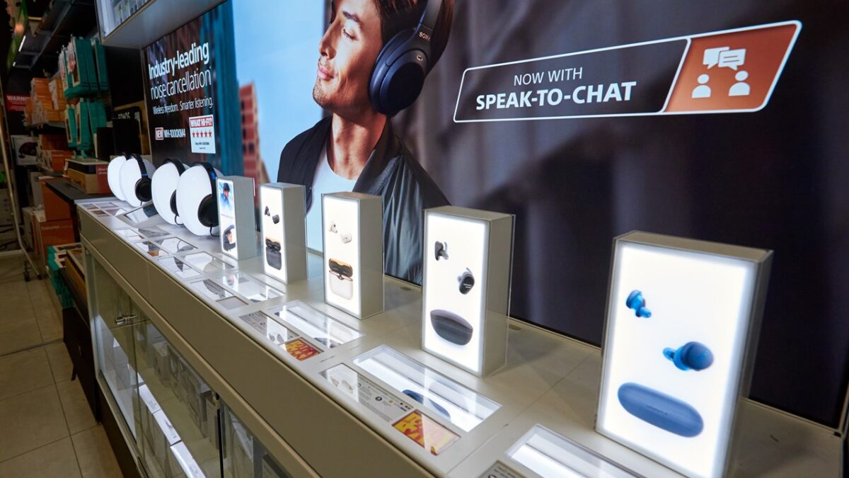 Sony boutique display