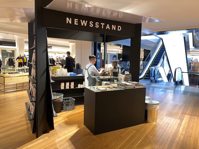 David Jones news stand