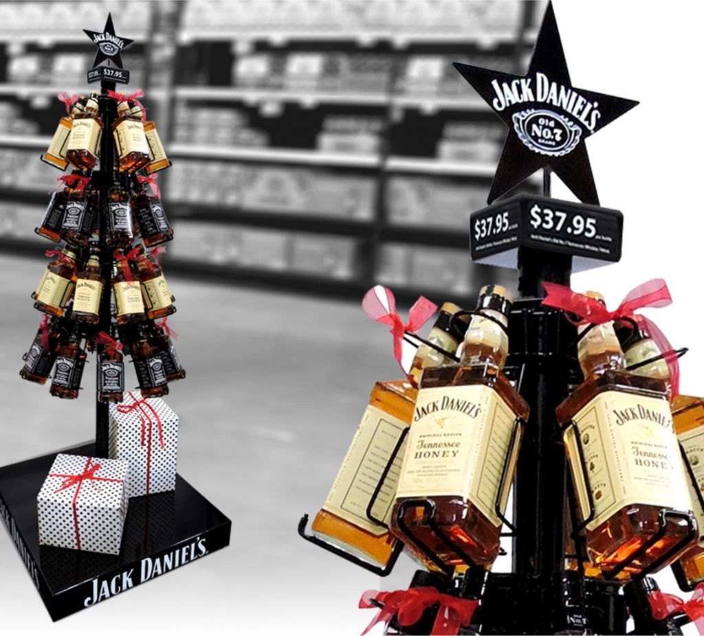 Jack Daniels Christmas Display | id8 Studio