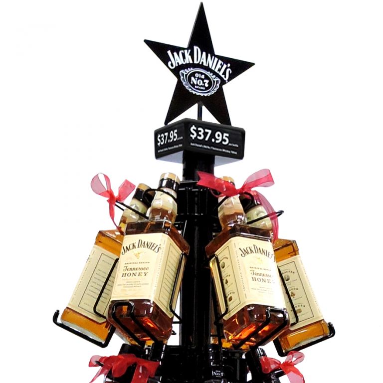 Jack Daniels Christmas Display id8 Studio