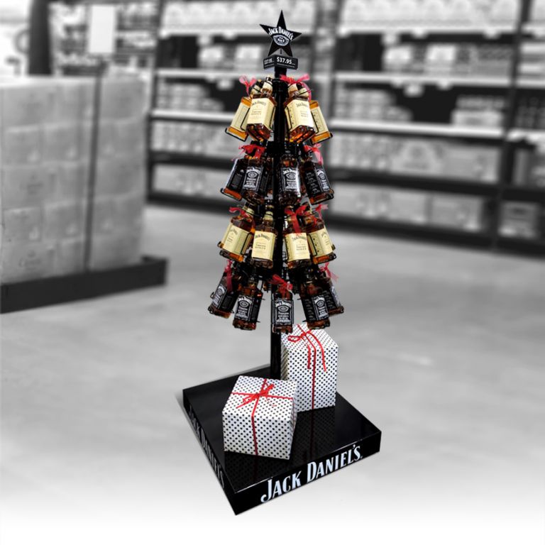 Jack Daniels Christmas Display id8 Studio